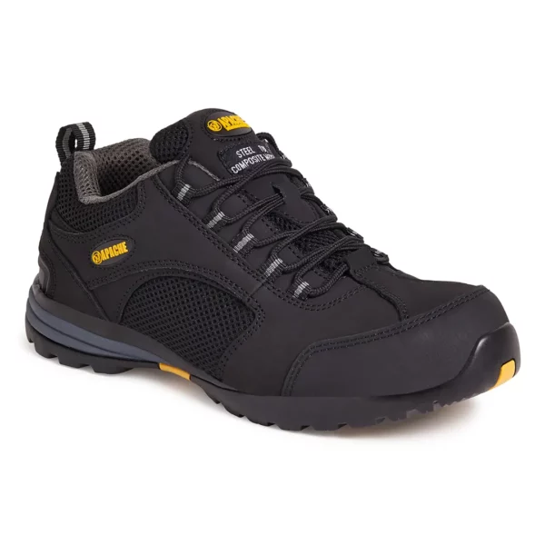 Pr 318 Black Safety Trainer