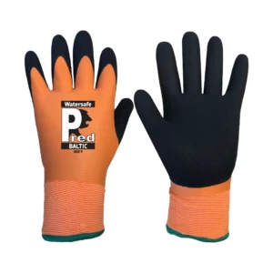 Pr Orange Baltic Waterproof Thermal Gloves