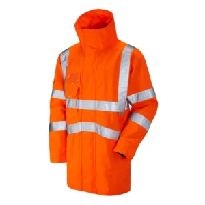 Clovelly EN20471 Class 3 Breathable Hi Viz Coat