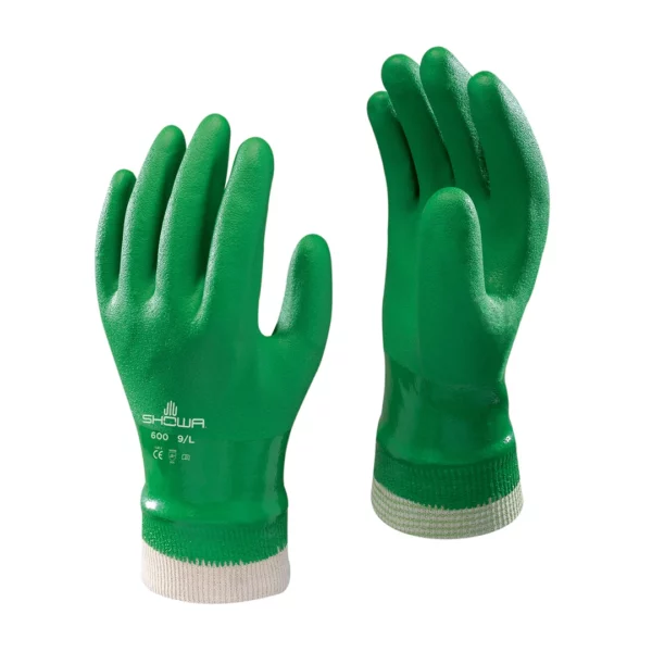 Pr Showa 600 PVC Grip gloves