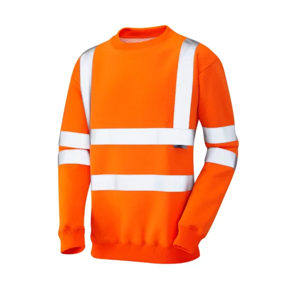 Winkleigh ISO 20471 Crew Neck Hi Viz Sweatshirt