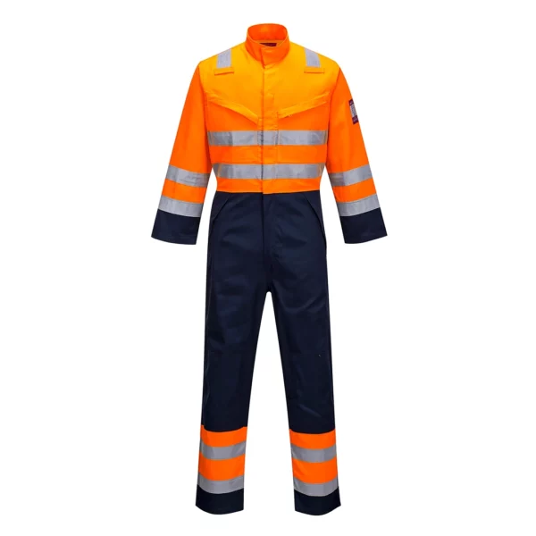 MV29 - Orange / Navy Hi-Viz FR Coverall