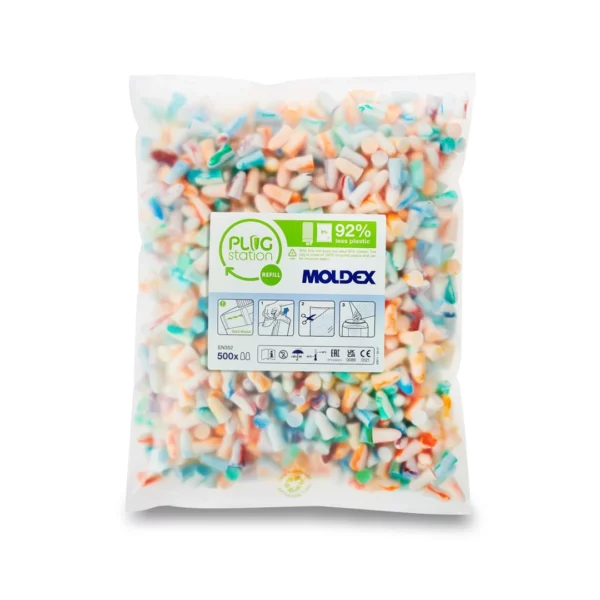 Bag (500) Moldex Spark Plug Refill 7860