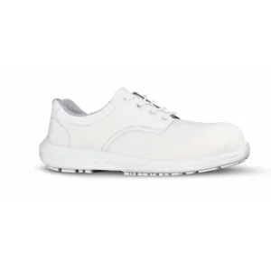 Pr White Rebound Grip Safety Shoe