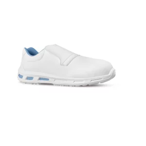 Pr White Blanco Slip On Safety Shoe