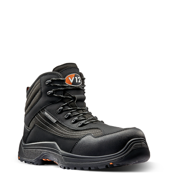 Pr V12 Black Caiman Waterproof Hiker Boot