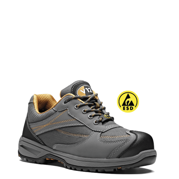 Pr V12 Turbo Grey Safety Trainer