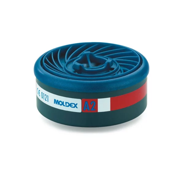 Pk (2) Moldex A2 EasyLock® Gas Filter (9200)