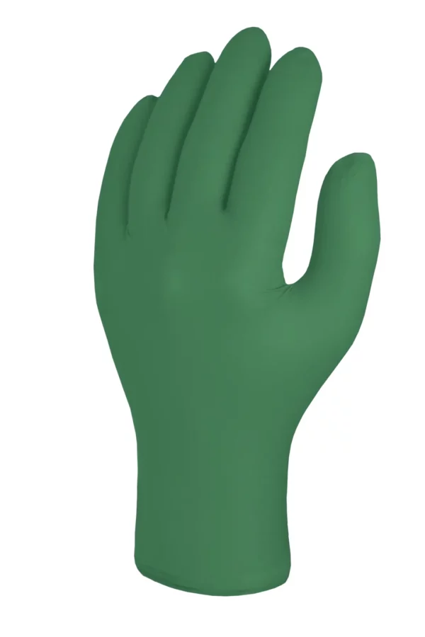 Box (100) TX4524 Green Bio-Degradable Nitrile Gloves