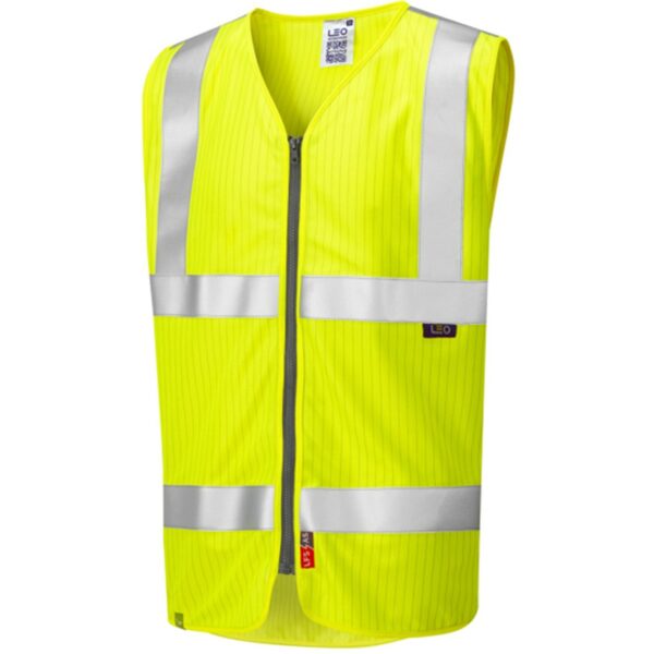 Jacobstowe LFS/AS Zip Waistcoat - Yellow