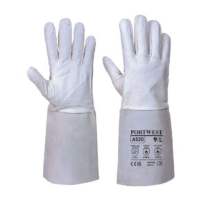 Pr Portwest TIG Welders 85 Grain Leather Gauntlet