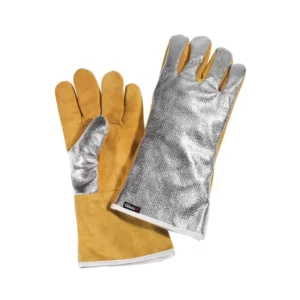 Pr CG6-104 Leather Insulated Aluminised Gauntlets